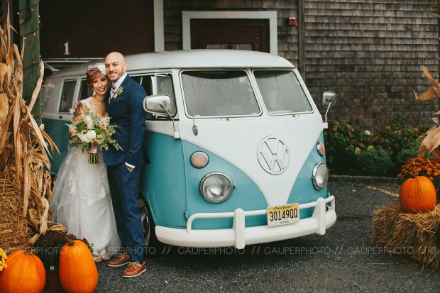 Our VW Bus Photo Booth at a lovely Long Island Wedding at Martha Clara Vineyards in Riverhead, NY