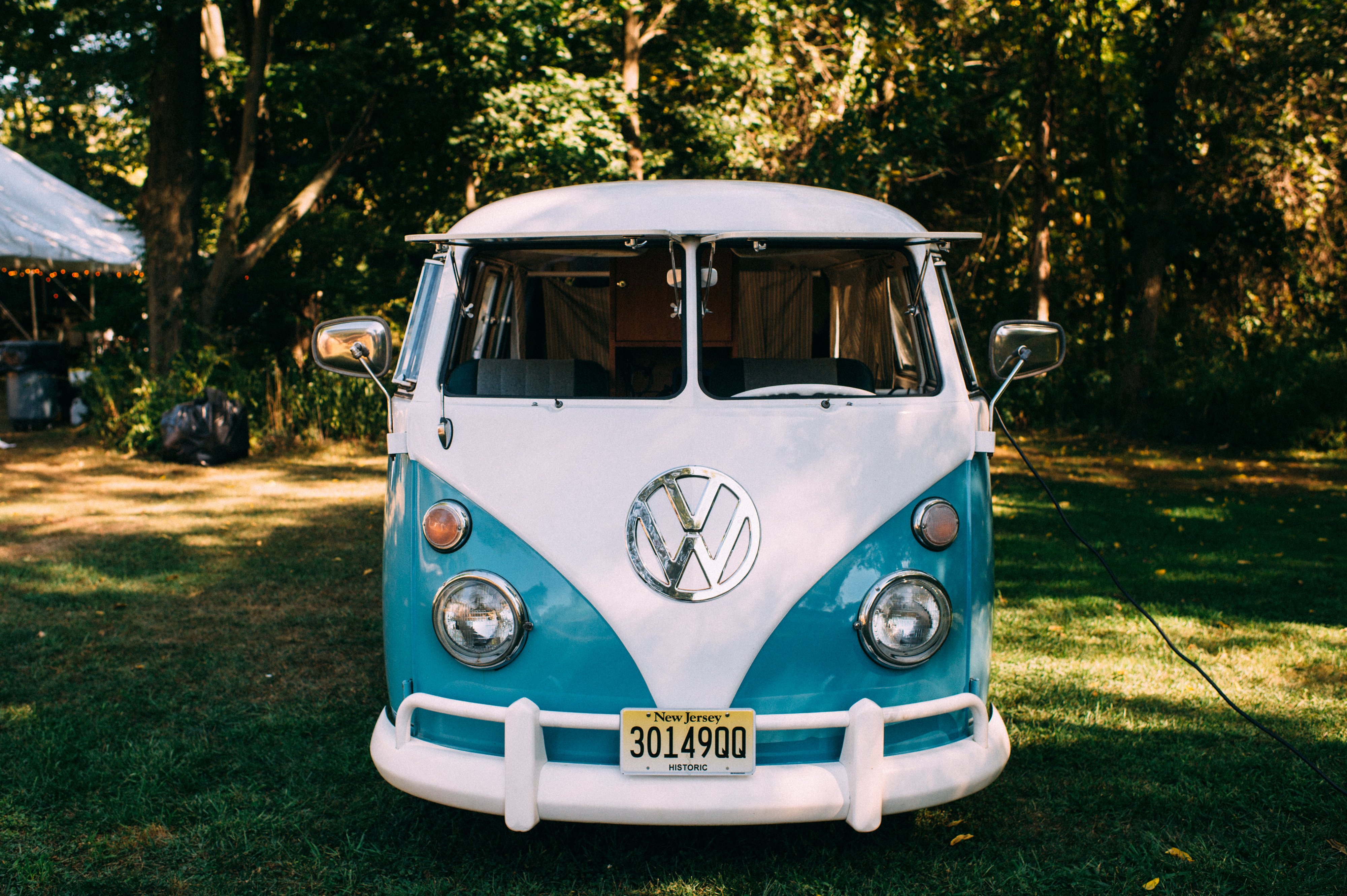 VW Bus Photo Booth at a Long Island Wedding